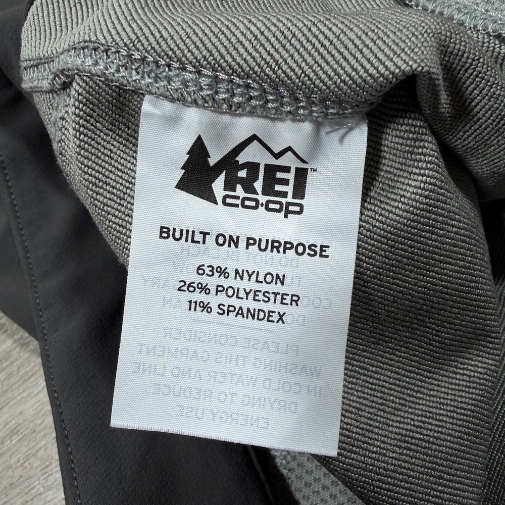 REI Co-op Activator Soft Shell Pants Mens 34x31 Zip Pockets Hiking Climbing - Picture 13 of 14